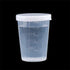 10Pcs 50ml Transparent Plastic Measuring Cups with Lid, Calibration Liquid Container Tools