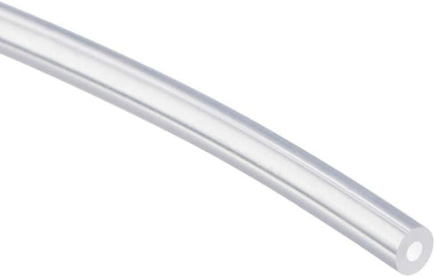 uxcell Silicone Tubing, 1mm ID x 3/32"(2mm) OD, 6.6ft(2m) Silicone Rubber Tube for Pump Transfer, Clear