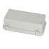 Zulkit Junction Box, ABS Plastic Dustproof Waterproof IP65 Electrical Boxes with 2 Cable Glands, 7.9 x 3.9 x 2.8 inch