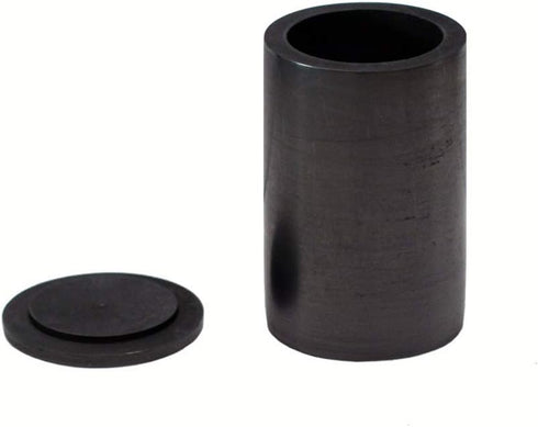 Gold Silver Copper Smelting Graphite Crucible Cup with Lid, Lab Supply (40x60mm)