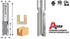 Amana Tool - 45450 Carbide Tipped Straight Plunge - High Production 1-1/4 Dia x 1-1/4 x 1/2