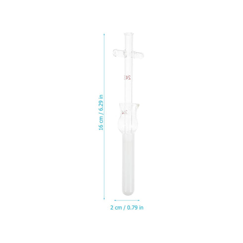 Scicalife 2ml Glass Cell Tissue Grinder, Glass Tissue Grinder Homogenizer Lab Mortar Pestle Lab Glass Tube Laboratory Tool with Pestle for School Students Science Experiment
