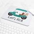 CafePress Non-Slip Gaming Mousepad - Lets Roll Design