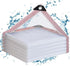 Clear Tarps Heavy Duty Waterproof 9x12FT,Clear Plastic Tarp with Grommets,Transparent PVC Vinyl