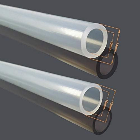 10mm(3/8 inch) 14mm 10 ZAOJIAO Home Brewing and Winemaking Silicone Tubing, ID x OD, ft, High Temp Food Grade Tube