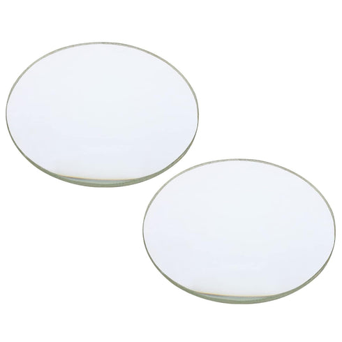 PATIKIL 4" (100mm) Focal Length Double Convex Lens, 2 Pack, 40mm Diameter for Physics