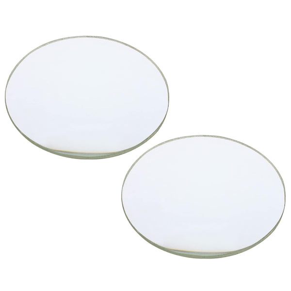 PATIKIL 4" (100mm) Focal Length Double Convex Lens, 2 Pack, 40mm Diameter for Physics