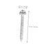 OSALADI 1set Tv Mounting Screws Iron Hardware for Wall-Mounted Tv Stands Easy Installation Expansion Screws for Flat