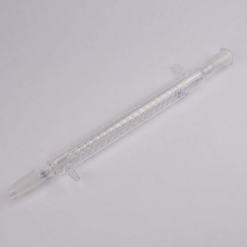 Borosilicate Glass Graham Condenser with 24/40 Joint, 300mm Jacket Length, Lab Glass Condenser
