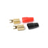 3 Pairs Wire Connector, 0 Gauge Spade Connector Crimp Barrier Spades, 0/1 to 0 Gauge Offset Terminals, Electric Wire