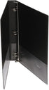 Universal Economy Non-View Round Ring Binder, Black, 0.5" Capacity, 3 Rings
