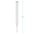StonyLab Glass Dropper Pipettes, Thick Borosilicate Glass Dropping Pipettes, 1ml Non-Graduated Liquid Transfer Pipettes
