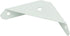 Aexit 99mmx60mmx18mm Metal Triangular Shelf Brackets & Supports Flange Corner Brace Angle Bracket Brackets White