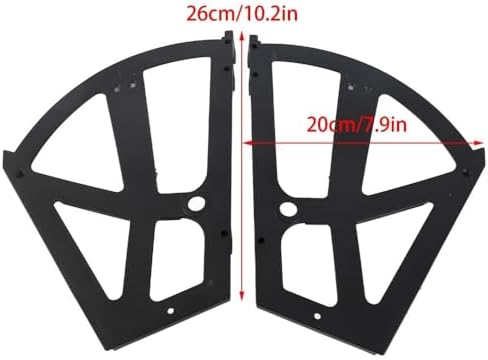 Chiffonade 2 Pair Hinges for Shoe Racks Drawer Hinge Rack Replacement ABS Shoe Cabinet Hinges - Cabinet Parts