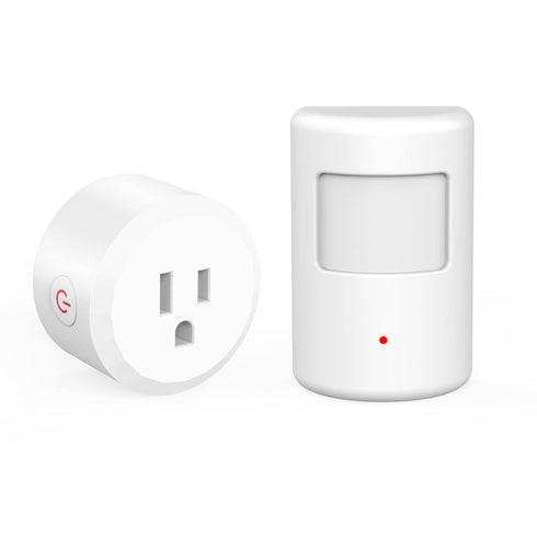 SEHOMY Motion Sensor Switch with Outlet for Bathroom Kitchen, Control Bedroom lamp,