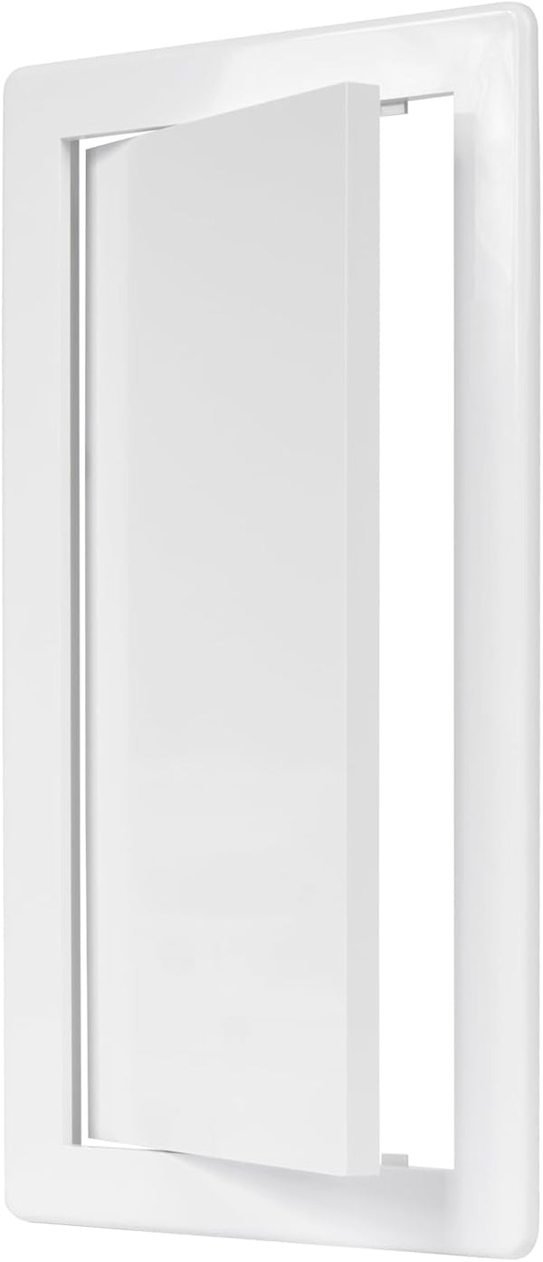 6" x 12" White Plastic Access Panel, Service Shaft Door for Plumbing, Electricity, Heating, Alarm Access
