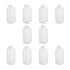 Bettomshin 10Pcs Narrow Mouth HDPE Reagent Bottle, 250mL/8.45oz Square Plastic Lab Chemical Bottle, Leak Proof,