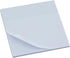 Paper Junkie 12-Pack 3x3-Inch Transparent Sticky Notes, 600 Sheets Total, Clear Plastic Self-Stick Sheets for Notes