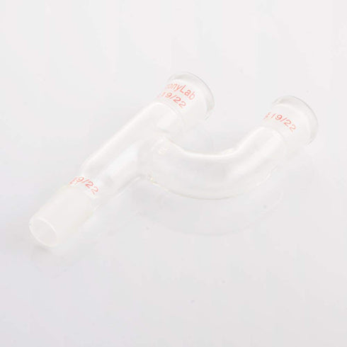 StonyLab 3 Way Claisen Distillation Adapter with 19/22 Joints for Lab Supply