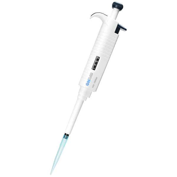 ONiLAB Lab Micropipette, Single Channel Adjustable Volume Pipette, High Precision, Fully Autoclavable, 20-200ul
