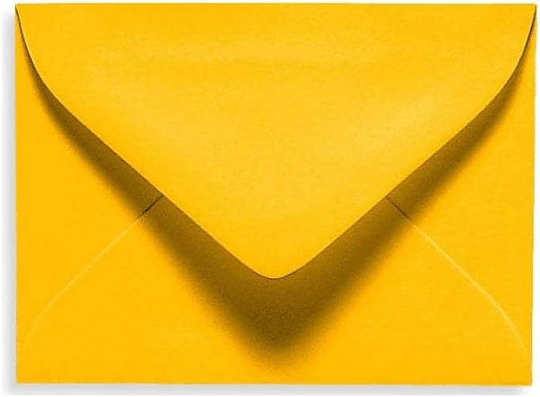LUXPaper #17 Mini Envelopes | Sunflower Yellow | 2 11/16" x 3 11/16" | 80lb. Text | 50 Qty