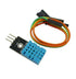 2PCS DHT11 Temperature Humidity Sensor Module Detector Digital Single Bus 3.3V-5V with Wires Humidity Measure Range 20%-95% Temperature Measure Range 0-50?