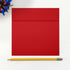 LUXPaper Square Invitation Envelopes | 6" x 6" | Ruby Red | Peel & Press | 80lb. Text | 50 Qty