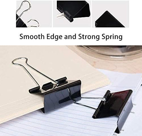 Extra Large Binder Clips, 2.4 Inch Length for Office (12 Pcs)
