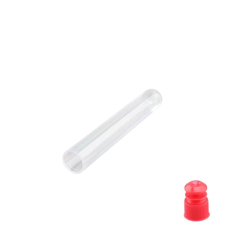 10 Pcs Test Tubes, Clear Plastic Test Tubes with Caps for Scientific Experiments, Kids Party Supplies