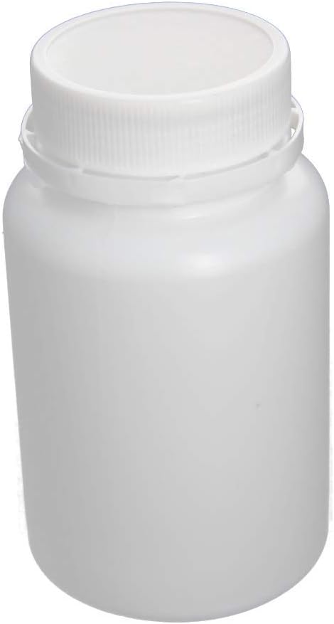 Othmro PE Plastic Lab Chemical Reagent Bottles 10pcs, 150ml/5.07oz Wide Mouth Round Sample Liquid Storage Container