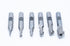 Single End 2 Flute End Mill Set - 6PCS with 3/8" Shank, Plastic Stand