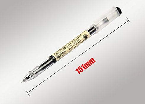 Black Gel Pens, 0.35mm, 2pc