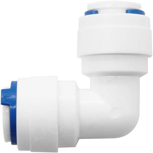 Beduan Water Push to Connect Quick Connect Fitting 1/4" Tube OD for RO Water Reverse Osmosis System (Pack of 16)
