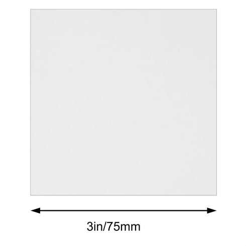 500PCS 75X75mm Non-Absorbent Nitrogen-Free Gloss Paper Sheets for Scale Measurement Samples.