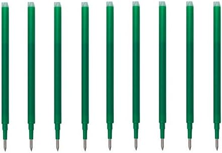 Pilot Gel Ink Refills for FriXion Erasable Gel Ink Pen, 0.5mm Extra Fine Point, Green Ink, Pack of 9