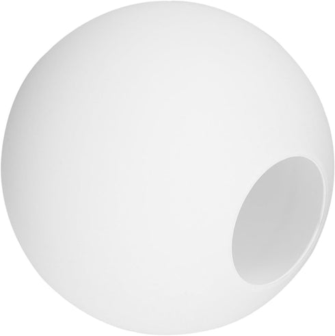 Toddmomy Frosted Milk Glass Globe Lamp Shade 80mm round Pendant Light Cover