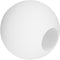 Toddmomy Frosted Milk Glass Globe Lamp Shade 80mm round Pendant Light Cover