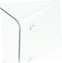 STOBOK 2pcs Transparent Bookends for Desk Organization Acrylic Book Management Stand for Books Magazines Documents