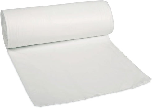 BlueDogSupplies 21-30 200 Count, 0.5 Commercial Every Day Value Gallon Trash Bags White, Regular Mil Garbage Bags