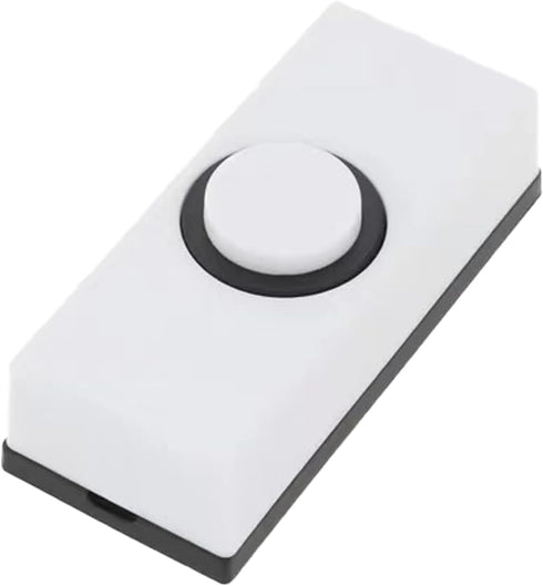 GKOXUQ Wall Mounted Doorbell Switches Lighted Doorbell Push Button Replacement Hard Wiring Press Button Enduring