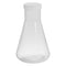 PATIKIL 1000ml Plastic Erlenmeyer Flask, Clear, 1 Pack Narrow Mouth Conical Flask with Screw Caps for Laboratory