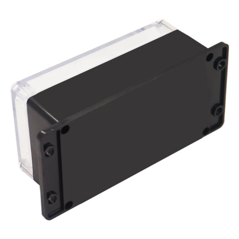 Junction Box IP65 Waterproof ABS Plastic Electrical Project Case with Clear Cover, Fixed Ear 6.22x3.54x2.36 inch (158 x