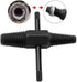Dual-Use Broken Screw Extractor for 1/2 Inch and 3/4 Inch Pipes, Valves, and Faucets - Double Head Design for Effortless Removal of Stubborn Bolts and Water Pipe Screws