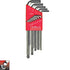 Eklind Tool 13313 Bright-Ball-Hex-L Key Allen Wrench, 13 Pieces Set SAE Inch Sizes