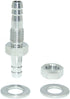 Beduan 1/4" Stainless Steel Thru-Bulk Hose Barb Straight Hex Union Bulkhead Fitting