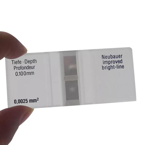 Improved Neubauer Hemocytometer - Cell Counting Chamber with Bright Line