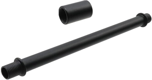 5.91"/150mm 10 Bitray Straight Pipe Lamp Stem Kit with Connectors Black Lamp Rod for Making Floor Lamps Parts