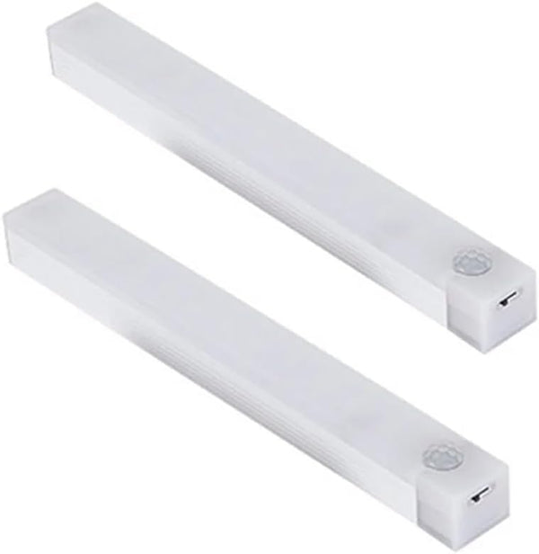 ALIVIM 2Pcs LED Under Cabinet Night Light USB Rechargeable Motion Sensor Closet Kitchen