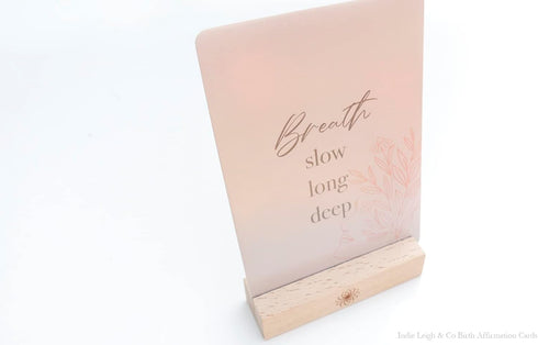 Indie Leigh & Co Positive Affirmation Cards for Pregnancy | Labor & Delivery Essentials | Affirmation Cards for Women |