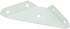 Aexit 99mmx60mmx18mm Metal Triangular Shelf Brackets & Supports Flange Corner Brace Angle Bracket Brackets White